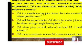 OSTEOARTHRITIS VS RHEUMATOID ARTHRITIS [upl. by Derian761]