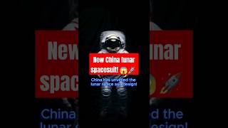 New China Lunar Spacesuit Unveiled 🧑🏽‍🚀🌙 shorts technology space [upl. by Nileuqay550]