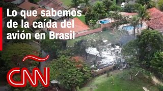 ¿Qué pasó con el avión de pasajeros de Voepass que se estrelló en Brasil Esto sabemos del accidente [upl. by Ayar]