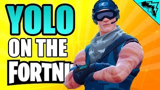 SQUEAKER COMMANDER  YOLO on the Fortnite Highlights Fortnite Random Squads [upl. by Augy]