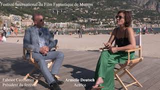 Armelle Deutsch actrice interview FIFF 2024 [upl. by Ilanos]