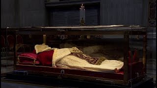 Remains of St John XXIII return home per Pope Francis request [upl. by Dnaletak]