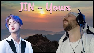 JIN BTS  YOURS MV reaction  Best Jin Vocal Song [upl. by Aniahs]