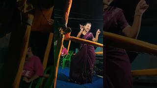 Sila ki jawani hindi song  Blue Saree Wali  Barpali Durga Puja Procession dance shorts reels [upl. by Nilerual378]