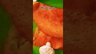 Millet Dosa Korrala Dosa🤗trendsettersy24 healthybreakfast ytshorts food millet telugu [upl. by Libbey]