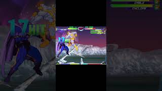 MvC2 Beatsofdevil  Cyclops Infinite to Fake Crossup to Infinite Combo 92624 [upl. by Trin135]