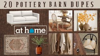 New Pottery Barn dupes I found 20 at athome [upl. by Yhtimit]