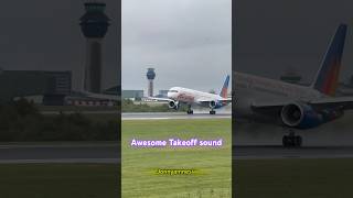 Jet2 757 GLSAC takeoff to Antalya awesome sound takeoff 15924 [upl. by Gerbold198]