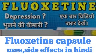 FLUOXETINE capsulestablets usesside effectsin hindifluoxetinetrendingshortshortsviralyoutube [upl. by Ardnasyl]