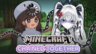 HELP I am being held HOSTAGE【Minecraft Chained Together with roesalie  】 [upl. by Moise996]