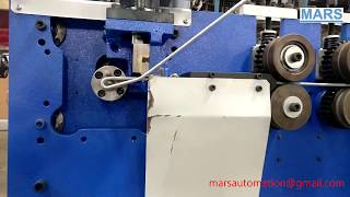 2D CNC Wire Bending Machine  Wire Eye Forming [upl. by Llyrad]