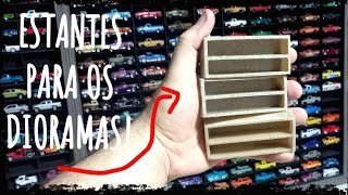 LIVE COMO FAZER MINI ESTANTES PARA DIORAMAS [upl. by Tricia]