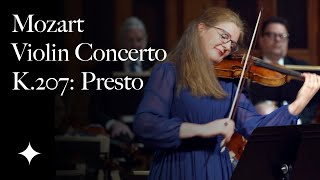 Mozart Violin Concerto K207 Presto  Rachel Podger  Tafelmusik [upl. by Sassan831]