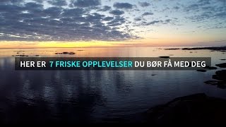 7 friske opplevelser ved Atlanterhavsveien [upl. by Ahtiek]