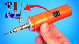 Amazing Mini Drill amp grinding Tools made with recyclable materials [upl. by Blalock288]