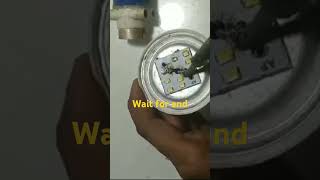 LED bulb repairingshorts trendingviralshort viralvideo [upl. by Olivette]