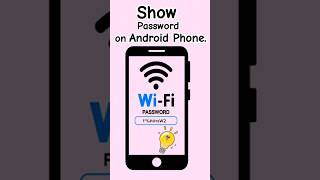 Get WiFis Password on Android Phone  Android Phones WiFi Password Show [upl. by Aneehsram]