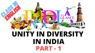 Unity in diversity in India  Part 1  Detailed explanation  10th class  ESL DRILL [upl. by Giorgio]