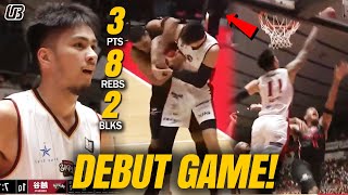 AYAW TUMIRA ni Kai Sotto Debut Game vs Alvark Tokyo [upl. by Haliehs]