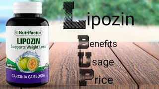 Lipozin by Nutrifactor benefits usage and price in Pakistan supports weight loss [upl. by Ailbert812]