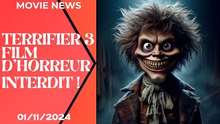 News Geekly  Actu Cinema du 01112024 [upl. by Harewood]