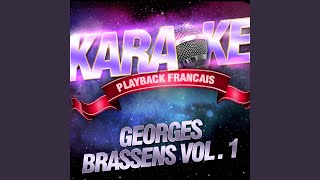 La Mauvaise Réputation — Karaoké Playback Instrumental — Rendu Célèbre Par Georges Brassens [upl. by Euqinna]