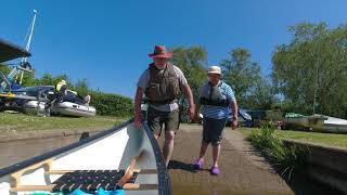 Hickling Broad canoe tour [upl. by Epuladaugairam]