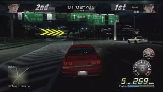 Wangan Midnight PS3  HD 720P  R33 Skyline Vs RX7 FC [upl. by Eram]