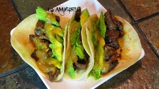 Como hacer tacos de hígado encebollado riquísimos [upl. by Earej]