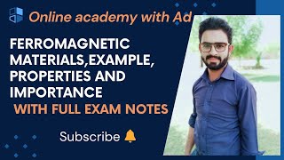 Ferromagnetic materials in UrduHindiFerromagnetic materialsProperties ferromagnetic materials [upl. by Awhsoj]