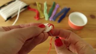 DIY Rope Coil Basket  Part 1 Starting Your Coil [upl. by Suirtemid]