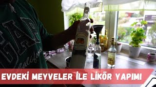 Evdeki Meyveleri Kullanarak Likör Nasıl Yapılır [upl. by Komarek457]