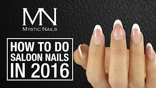 Mystic Nails  How to do Salon gel nails with Classic Line  Deluxe Gels video [upl. by Carlock610]