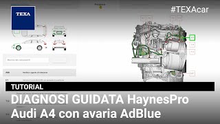 IT  Audi A4 con avaria AdBlue  Risoluzione con quotDiagnosi guidataquot HaynesPro [upl. by Mame]