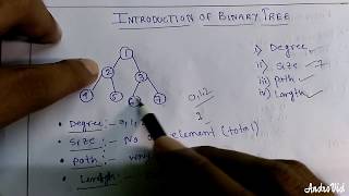 Introduction of Binary Tree Degree Size Path Length [upl. by Archibald797]