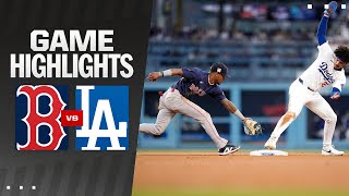 Red Sox vs Dodgers Game Highlights 71924  MLB Highlights [upl. by Ahsekram]