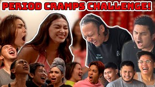 PERIOD CRAMPS CHALLENGE HAHA SOBRANG LAUGHTRIP  ZEINAB HARAKE [upl. by Annahael]