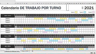 HORARIO TRABAJADORES 2023 EN EXCEL ¿COMO SE HACE [upl. by Notlad627]