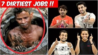 Top 7 DIRTIEST JOBS IN THE WORLD l The Baigan Vines [upl. by Vladamar]