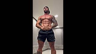 Flexing Shorts Part 1 motivation maleaesthetics techno malephysique [upl. by Enedan]