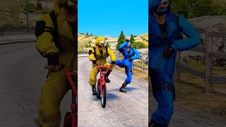 GTA V  YELLOW NOBI ESCAPED THE TRAP  shorts [upl. by Larina]