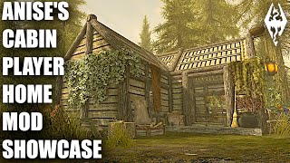 Xbox Skyrim Special Edition ANISES CABIN Player Home Mod Showcase [upl. by Genaro]