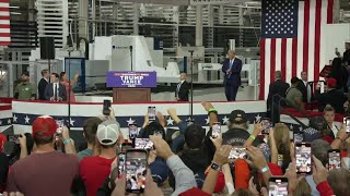 RAW VIDEO Donald Trump delivers remarks in Waunakee Wisconsin [upl. by Stilwell]