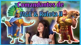 Comandantes de MGE amp Ruleta Parte II 🤩 Rise of Kingdoms [upl. by Nitsa]