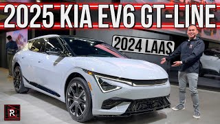 The 2025 Kia EV6 GTLine – Redline First Look – 2024 LA Auto Show [upl. by Palma]