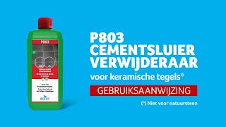 Hoe cementsluier verwijderen van keramische tegels met P803  BERDY [upl. by Weeks332]