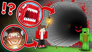 MAIZEN JJ and Mikey Found Train Eater amp Charles Longest Tunnel Story  Minecraft Animation JJampMikey [upl. by Eward]