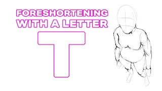 Using a T to make Drawing Foreshortening Simple [upl. by Mata]