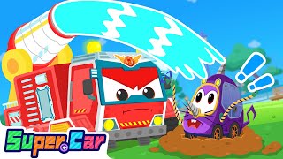 The Garden Thief  Car Cartoon  Kids Cartoons  Super Car Cars World [upl. by Enidaj654]