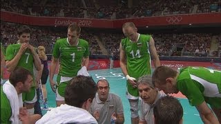 Volleyball Mens Preliminary  Group A  Argentina v Bulgaria Full Replay  London 2012 Olympics [upl. by Ruthi750]